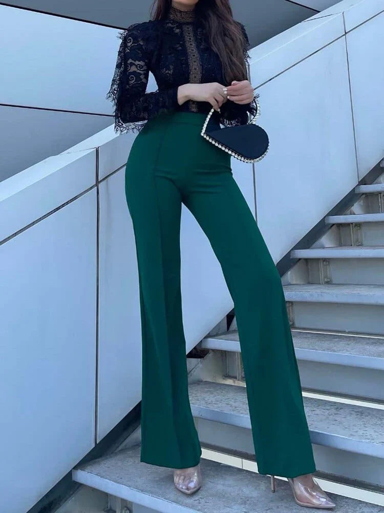 Women's elegant refined trousers