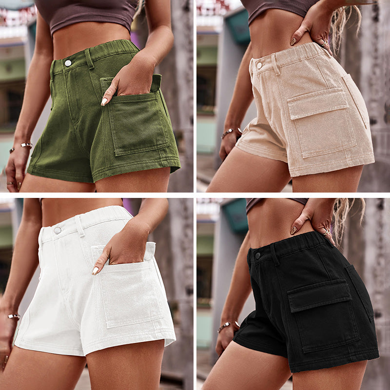 Thigh Length Pockets Francine Shorts