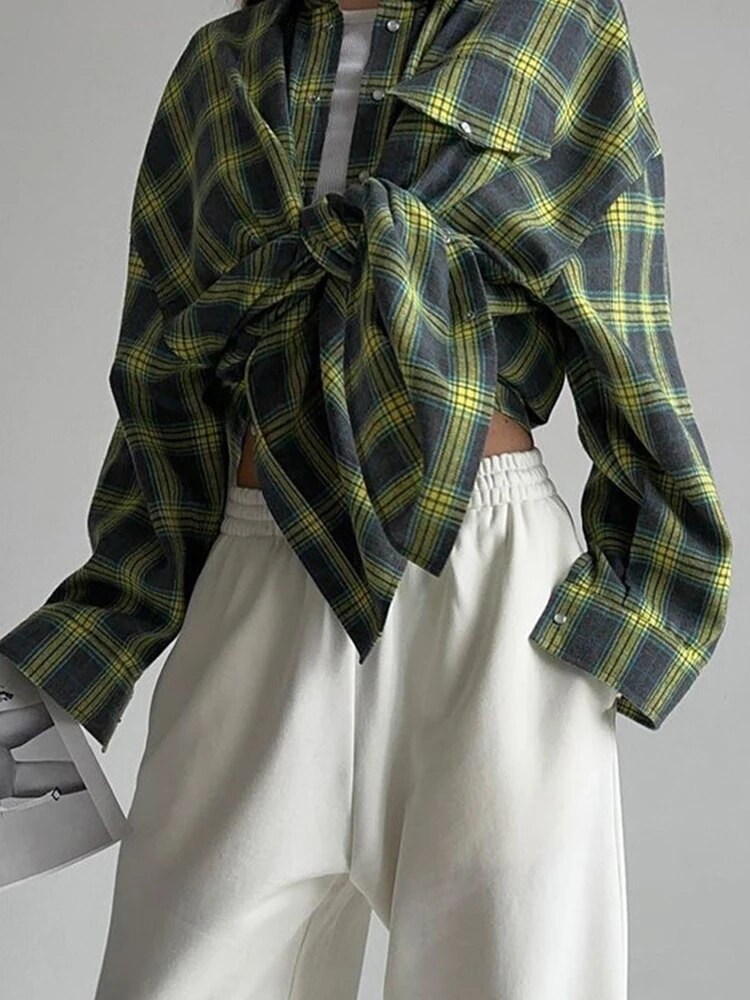 Elegant Checked Flannel Shirt