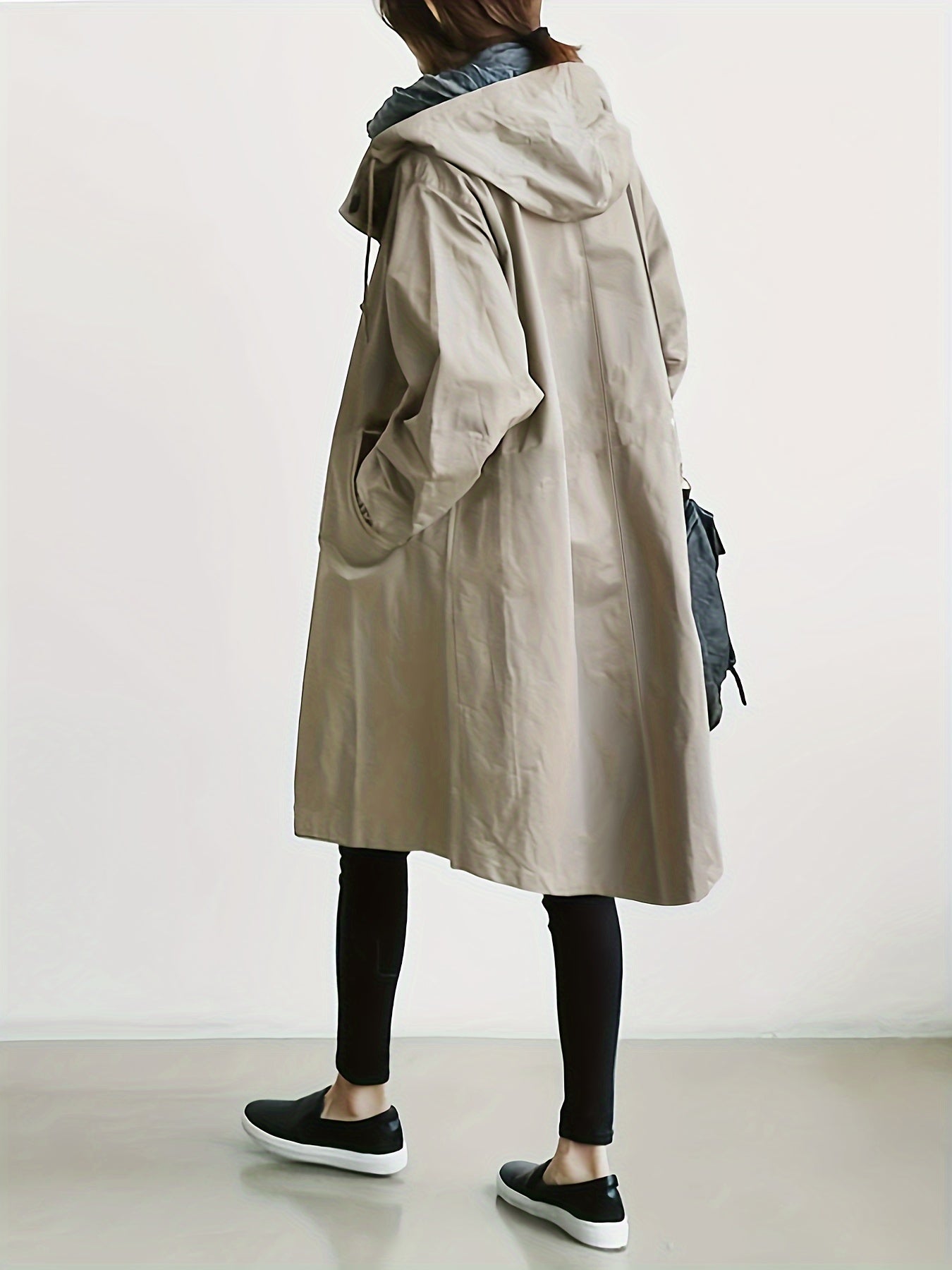 Women's khaki trench coat