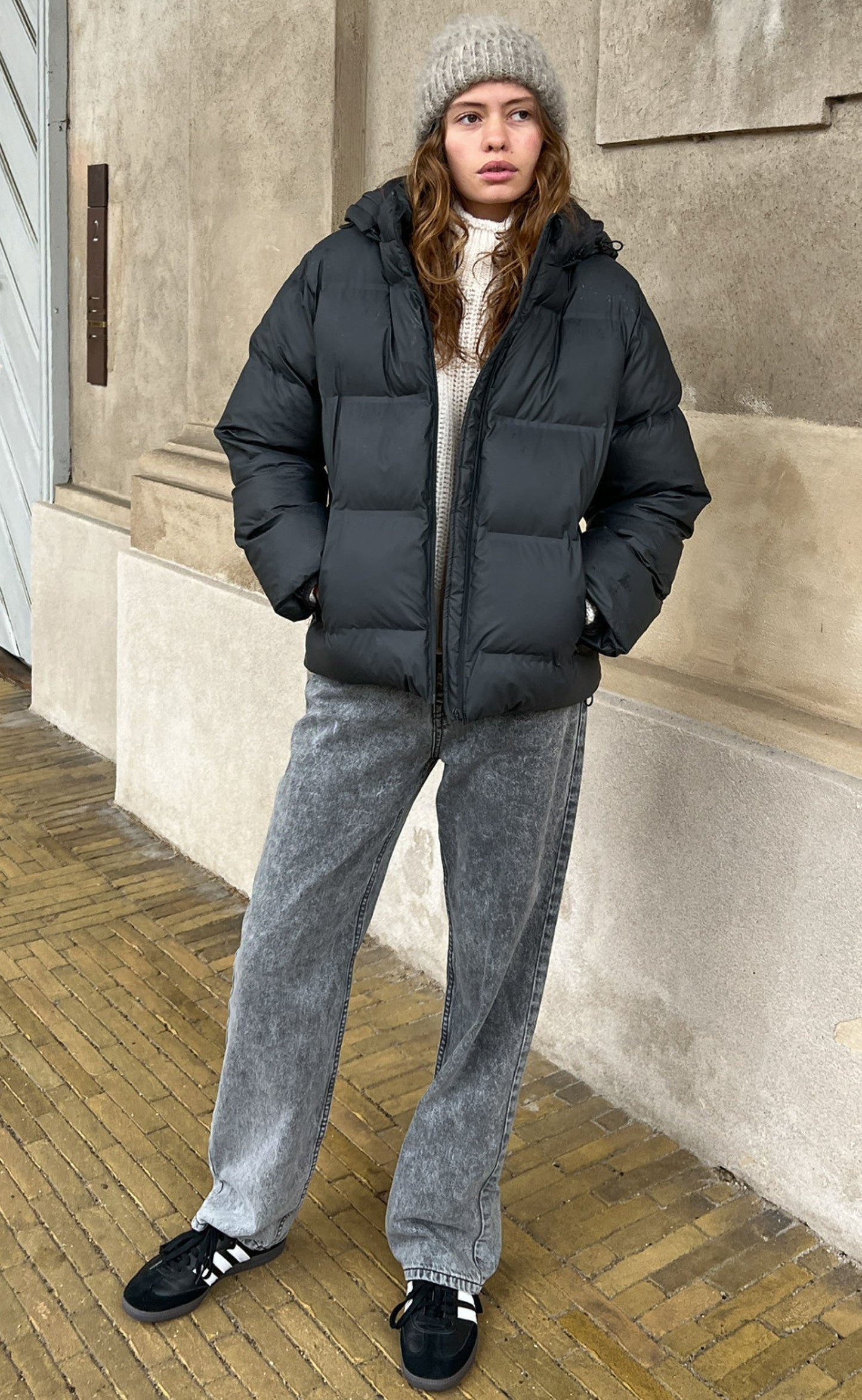 Women's quilted winter jacket