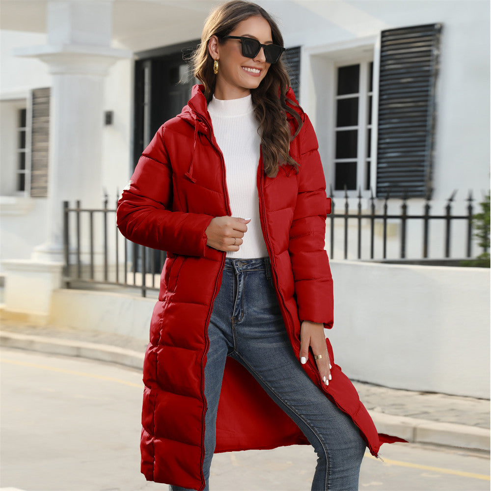 Women full zip padded down jacket