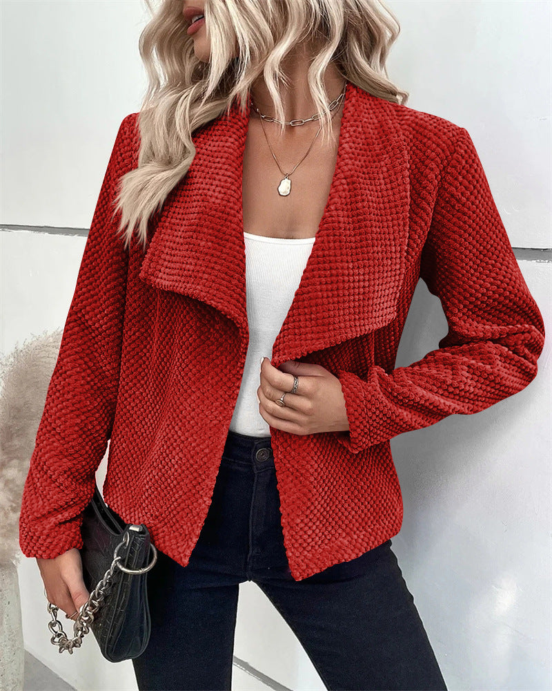 Short jacket coat for women