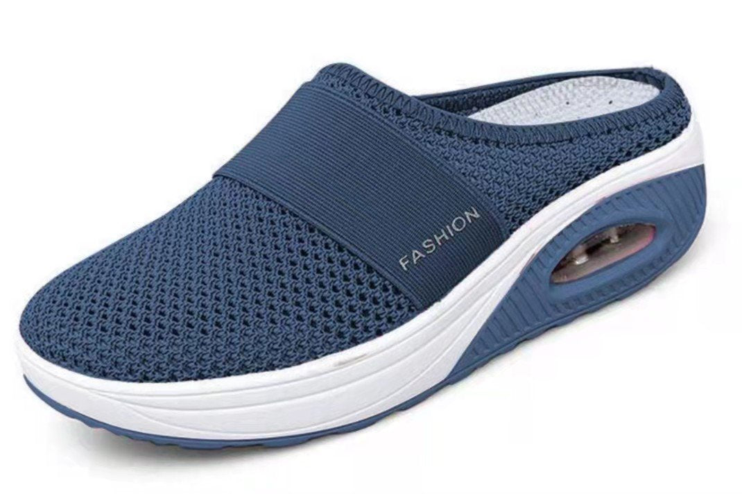 Women's Slip-On Sneakers - Breathable Mesh - Cushioned Sole - Lightweight Comfort