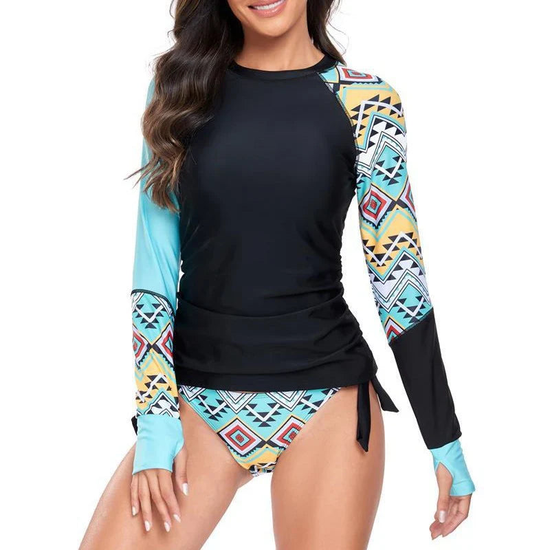 Women’s Surf Suit – Slim Fit – Long Sleeve – Quick Dry UV Protection – Thumbholes
