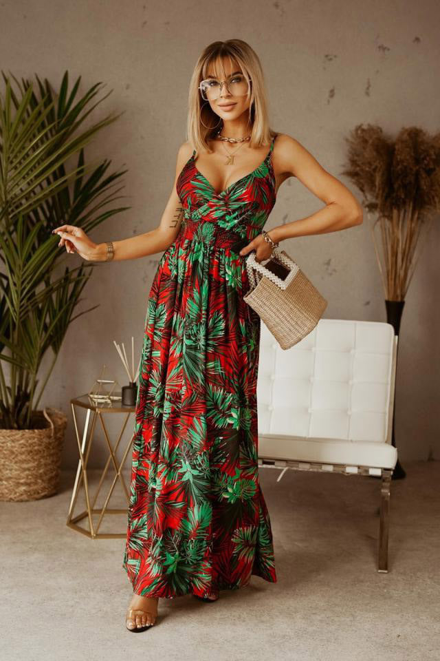Floral Print Relaxed Fit Boho Dress
