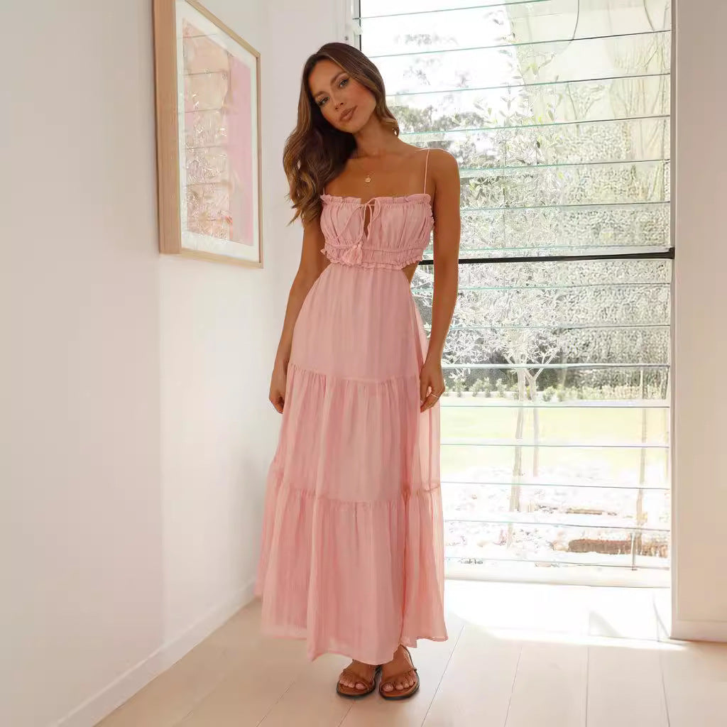 Casual Boho Maxi Dress Summer Outfit