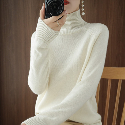 Loose Knit Long Sleeve Pullover Sweater