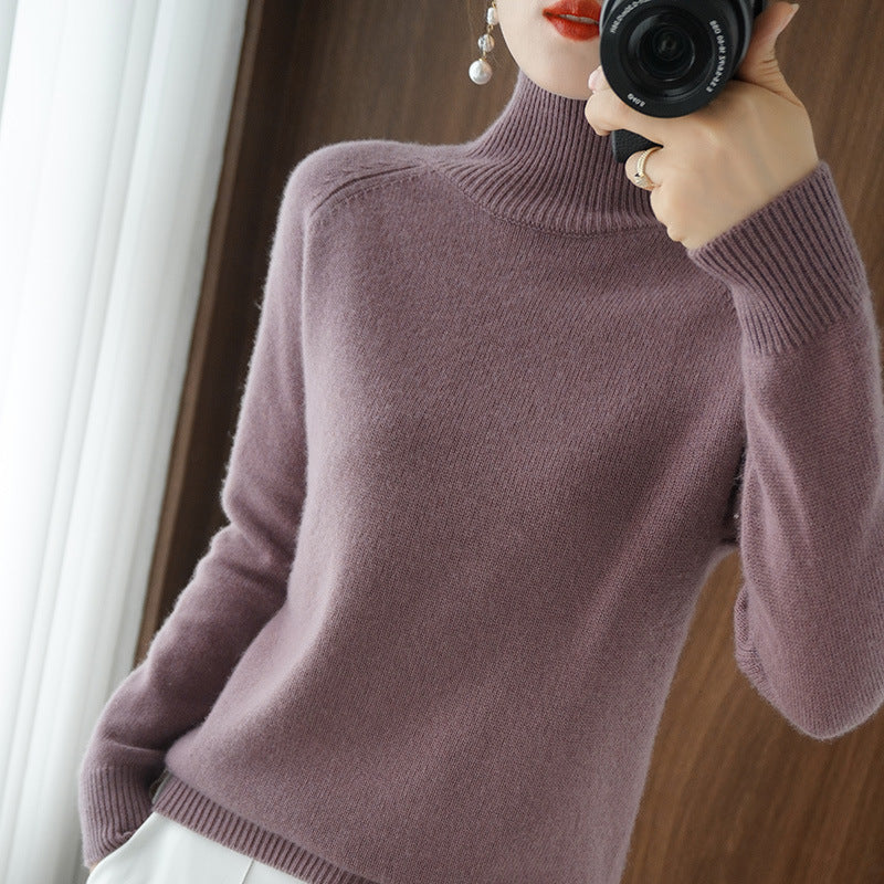 Loose Knit Long Sleeve Pullover Sweater