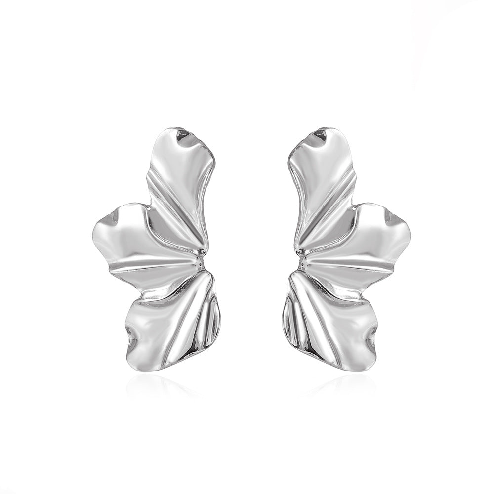 Tamika - french flower stud earrings