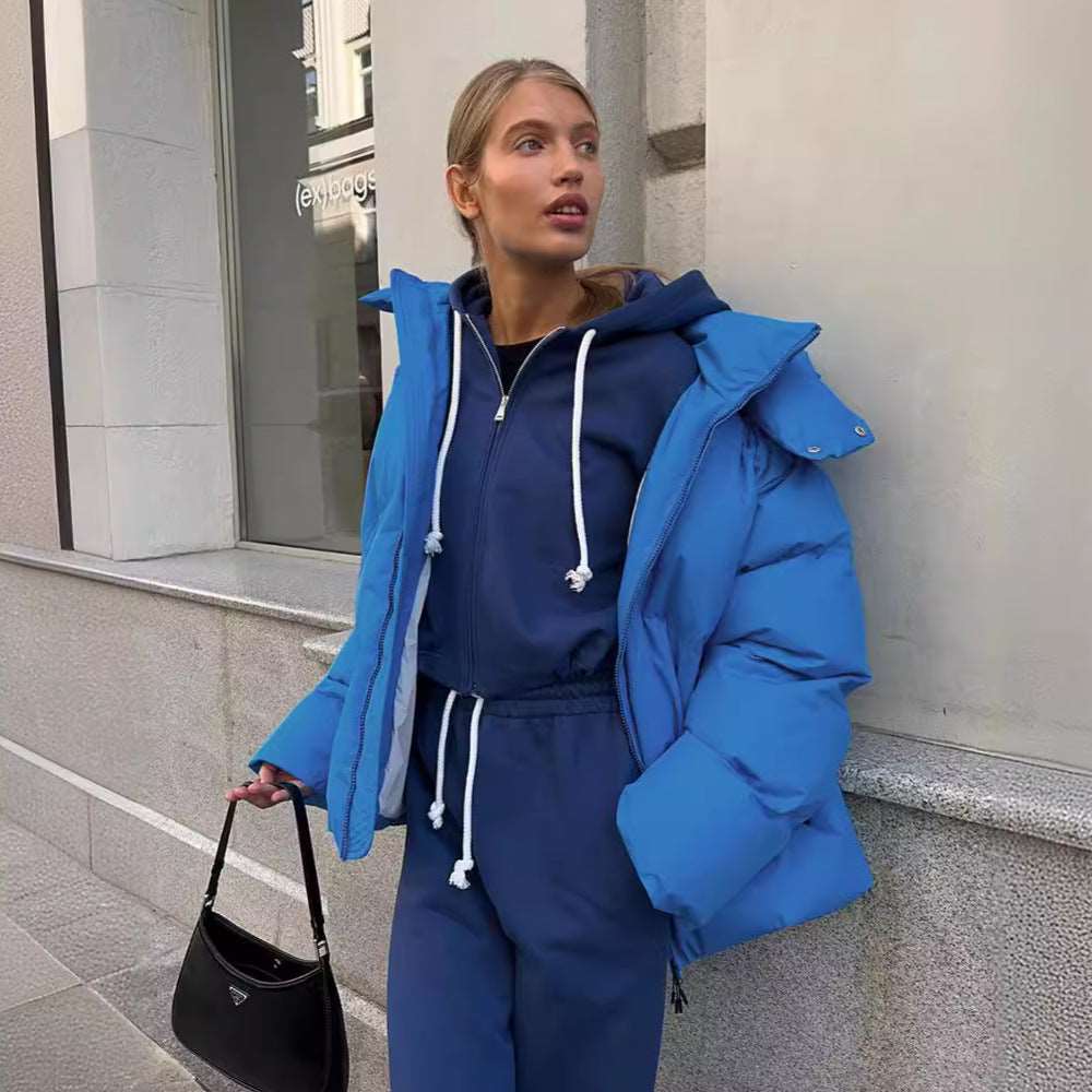 Women's quilted puffer jacket