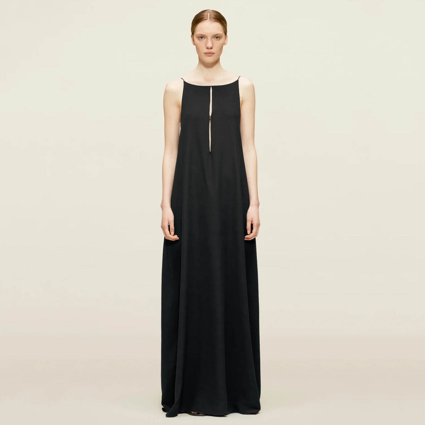 Women's Slip Dress - Satin Silk Feel - Spaghetti Straps - Backless Floor-Length Elegant