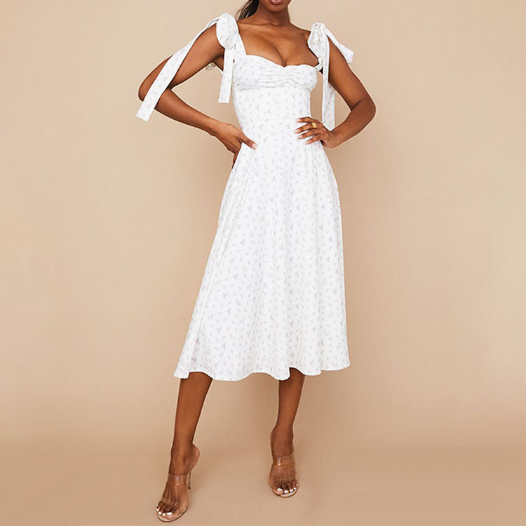 Women’s Maxi Dress – Off Shoulder – Ruched Bodice – Side Slit – Flowy Fit