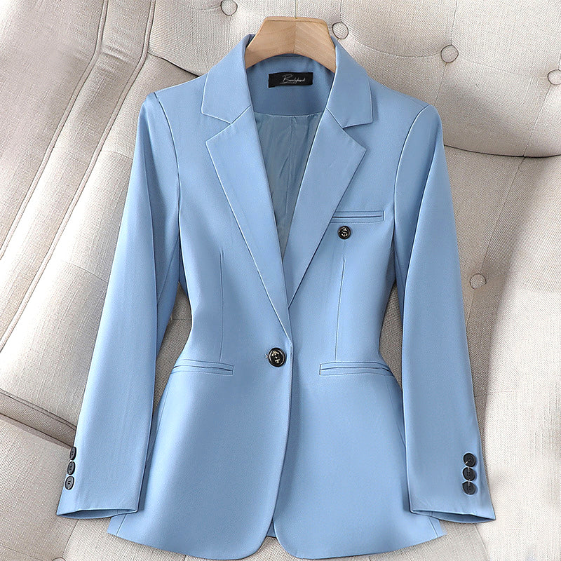 Women’s Blazer - Tailored Fit - Single Button Closure - Notched Lapel - Smart Casual