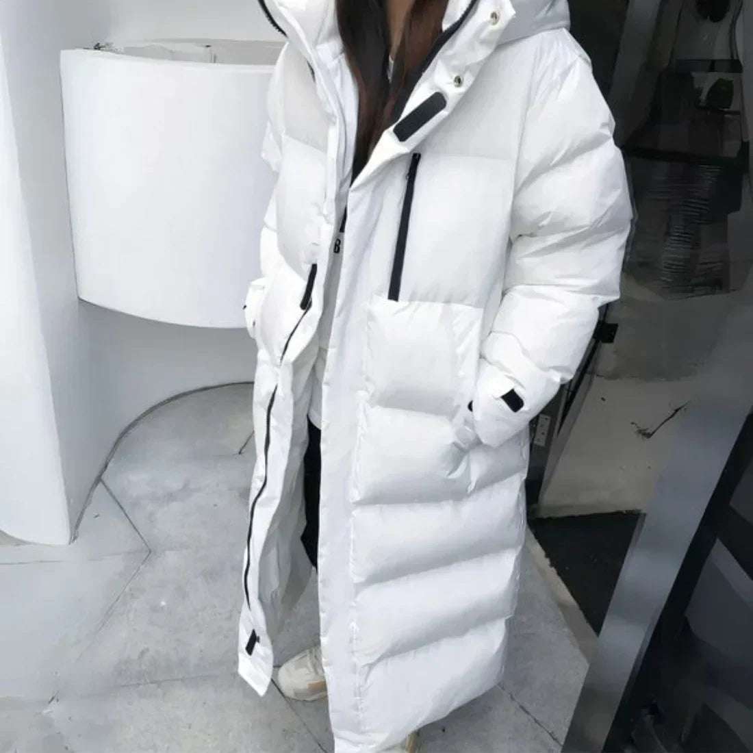 Women's water repellent coat for winter