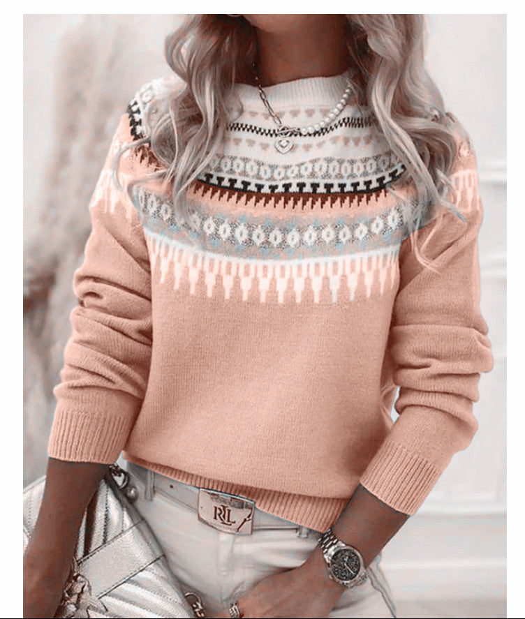 Women's vintage norwegian sweater