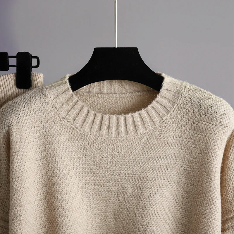 Olga - 2-Piece Cozy Set - Soft Knit Sweater and Wide-Leg Pants for Relaxed Comfort