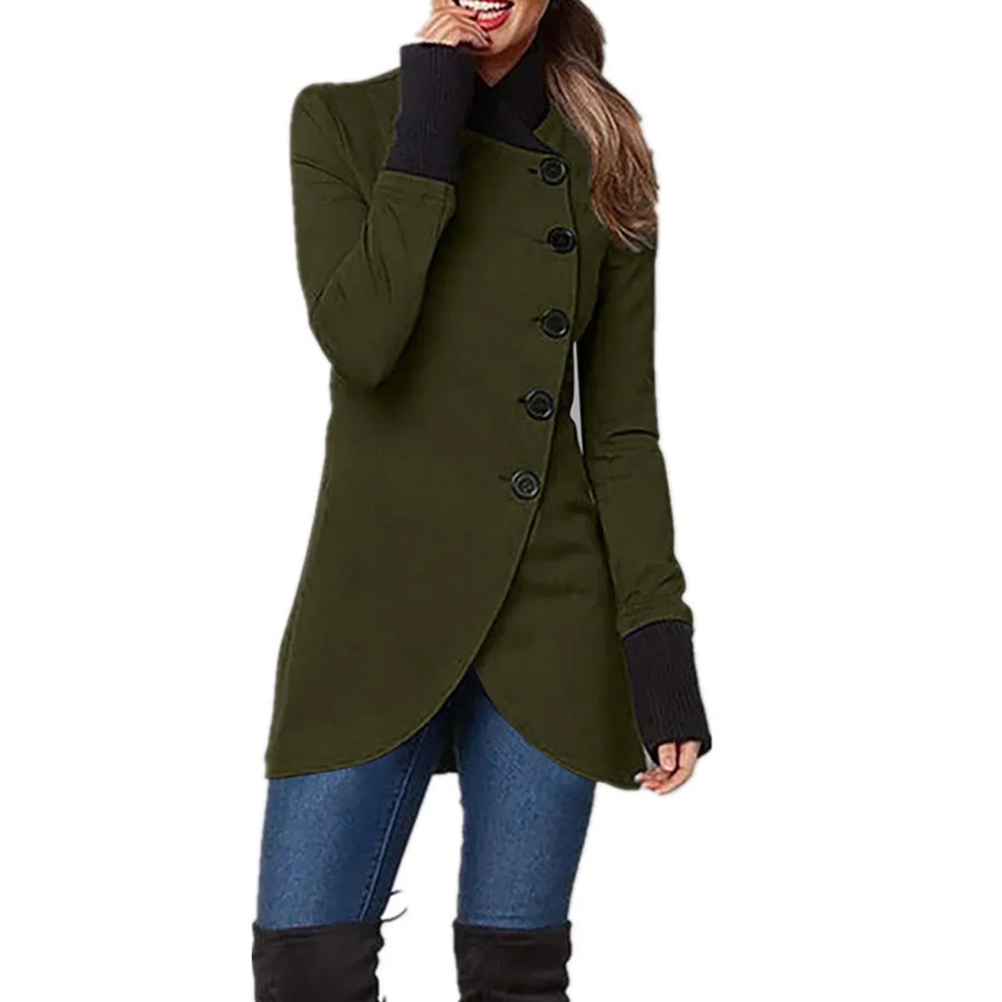 Women's split hem jacket