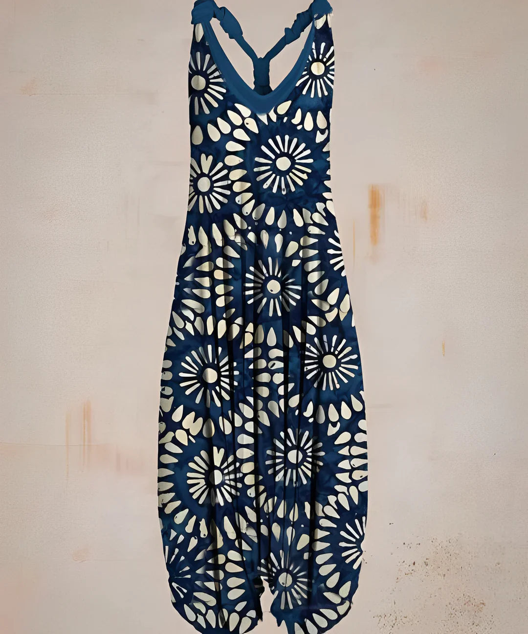 Women's printed boho jumpsuit