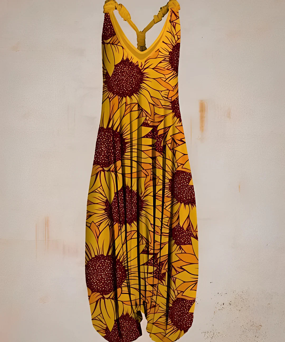 Women's printed boho jumpsuit