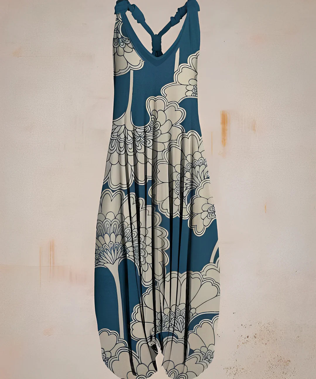 Women's printed boho jumpsuit