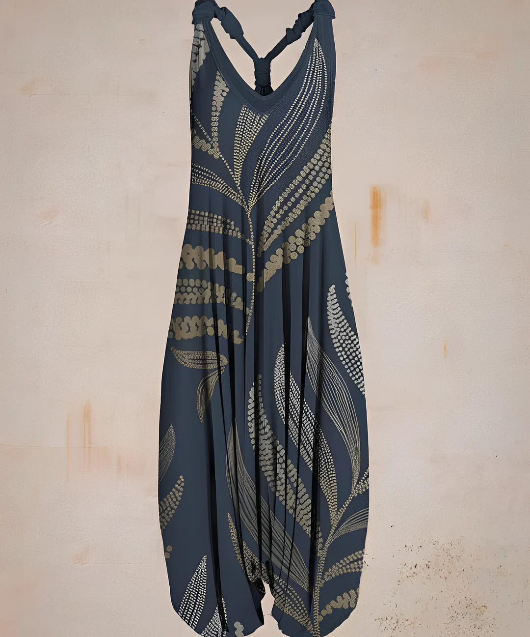 Women's printed boho jumpsuit