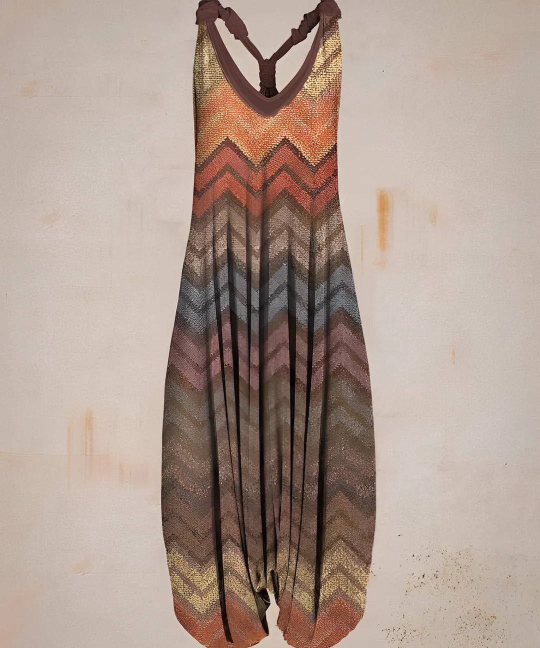 Women's printed boho jumpsuit