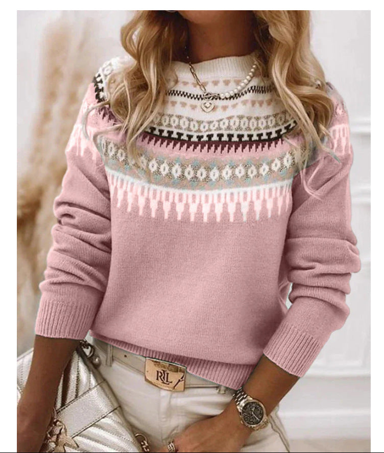 Women's vintage norwegian sweater