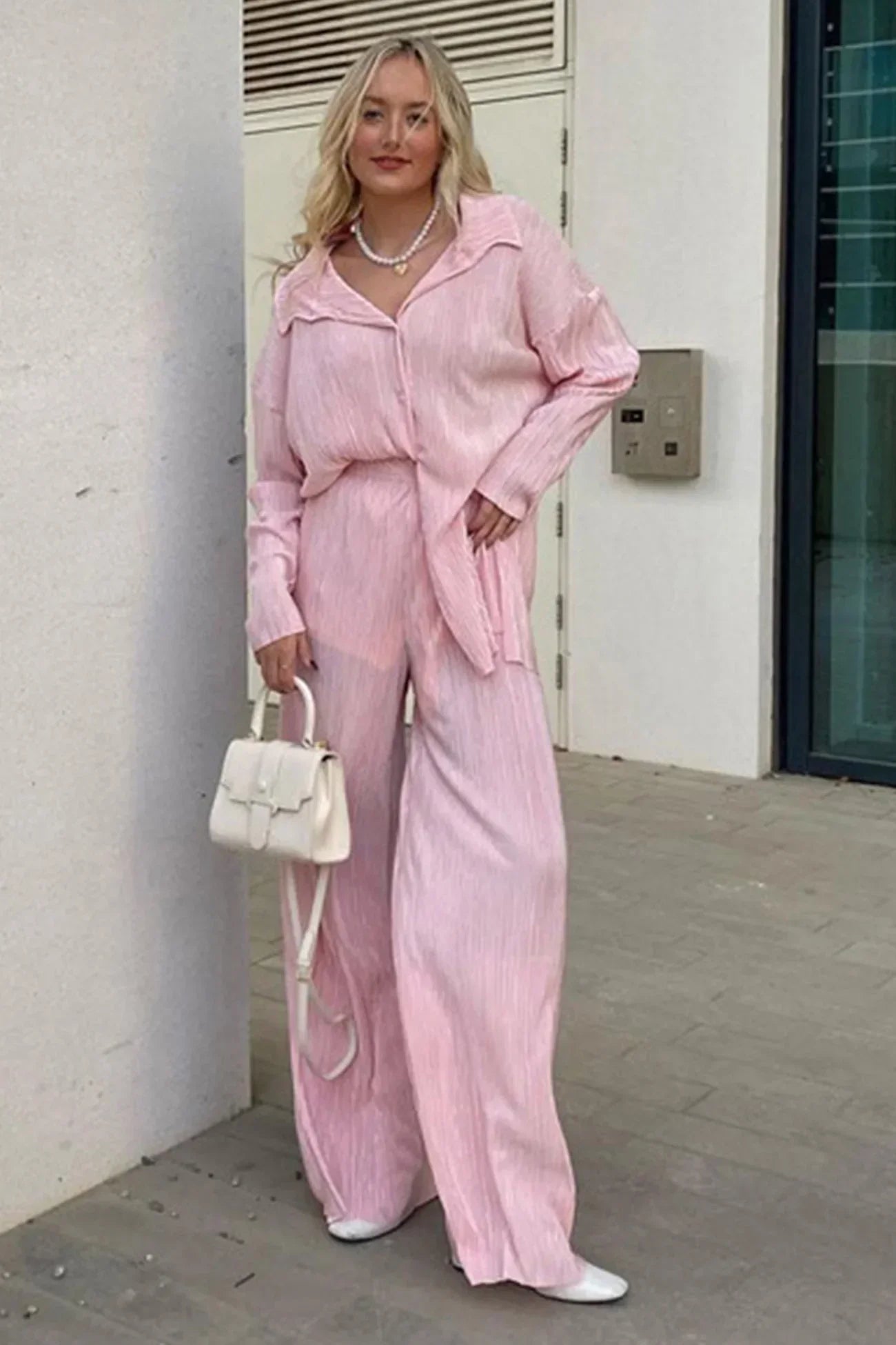 Women's stylish two-piece winter set