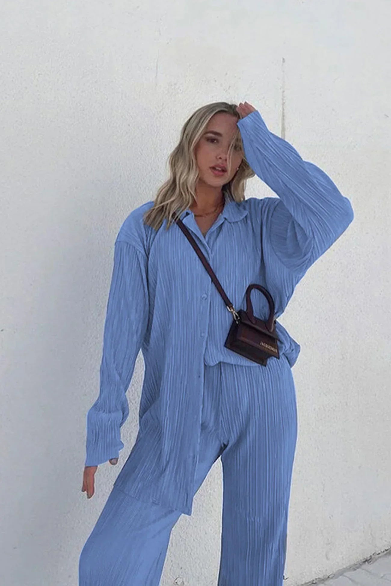 Women's stylish two-piece winter set