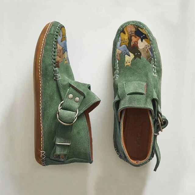 Women's flat martin boots