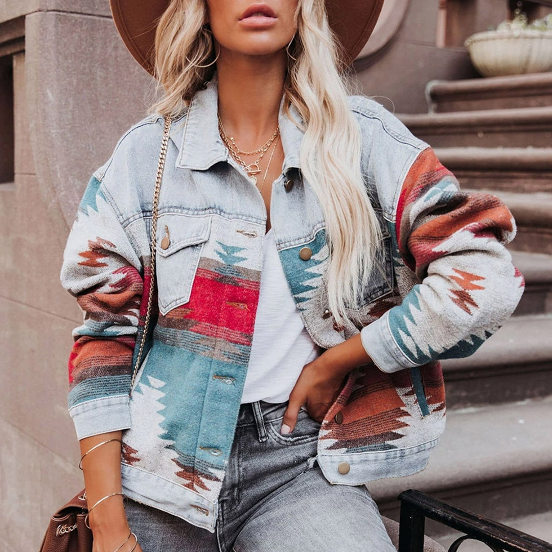 Women's vintage denim jacket