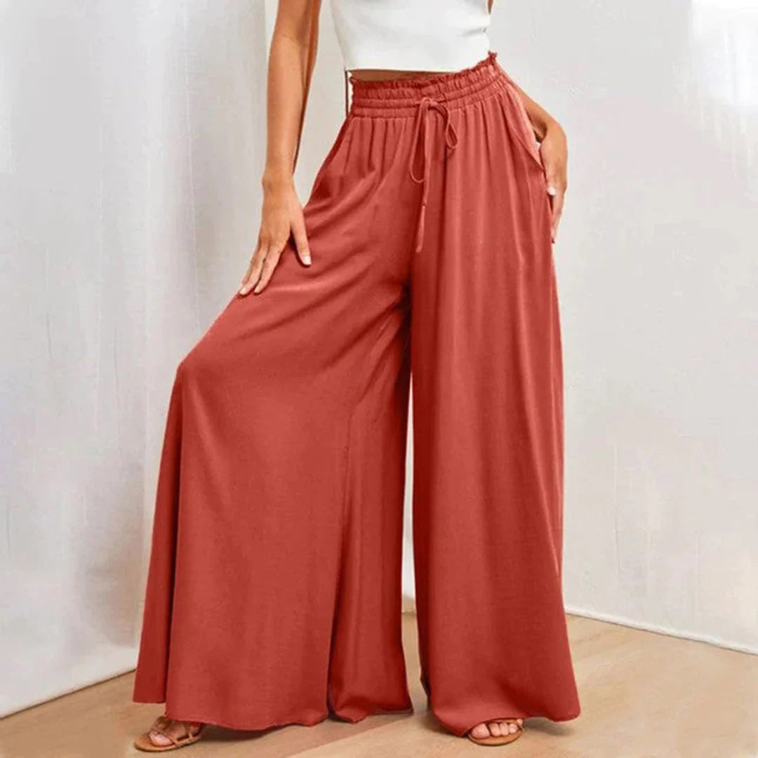 Loose wide-leg trousers for women