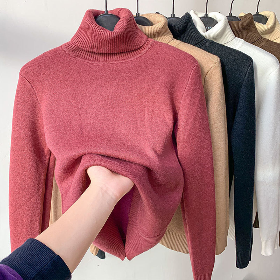 Turtleneck Knit Autumn Winter Sweater