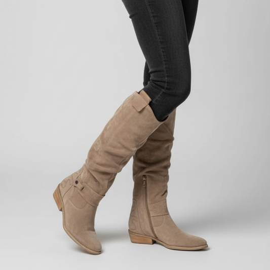 Wool-Like Side Zipper Winter High Boots