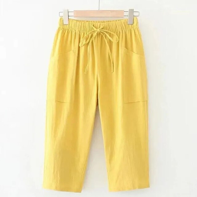 Women's pants with elastic waist