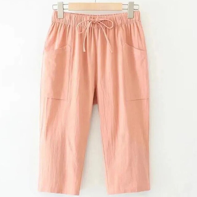 Women's pants with elastic waist