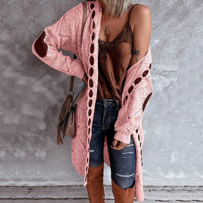 Women's elegant long cardigan