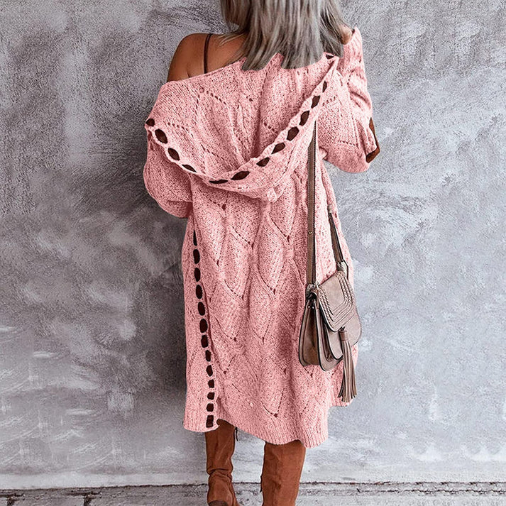 Women's elegant long cardigan