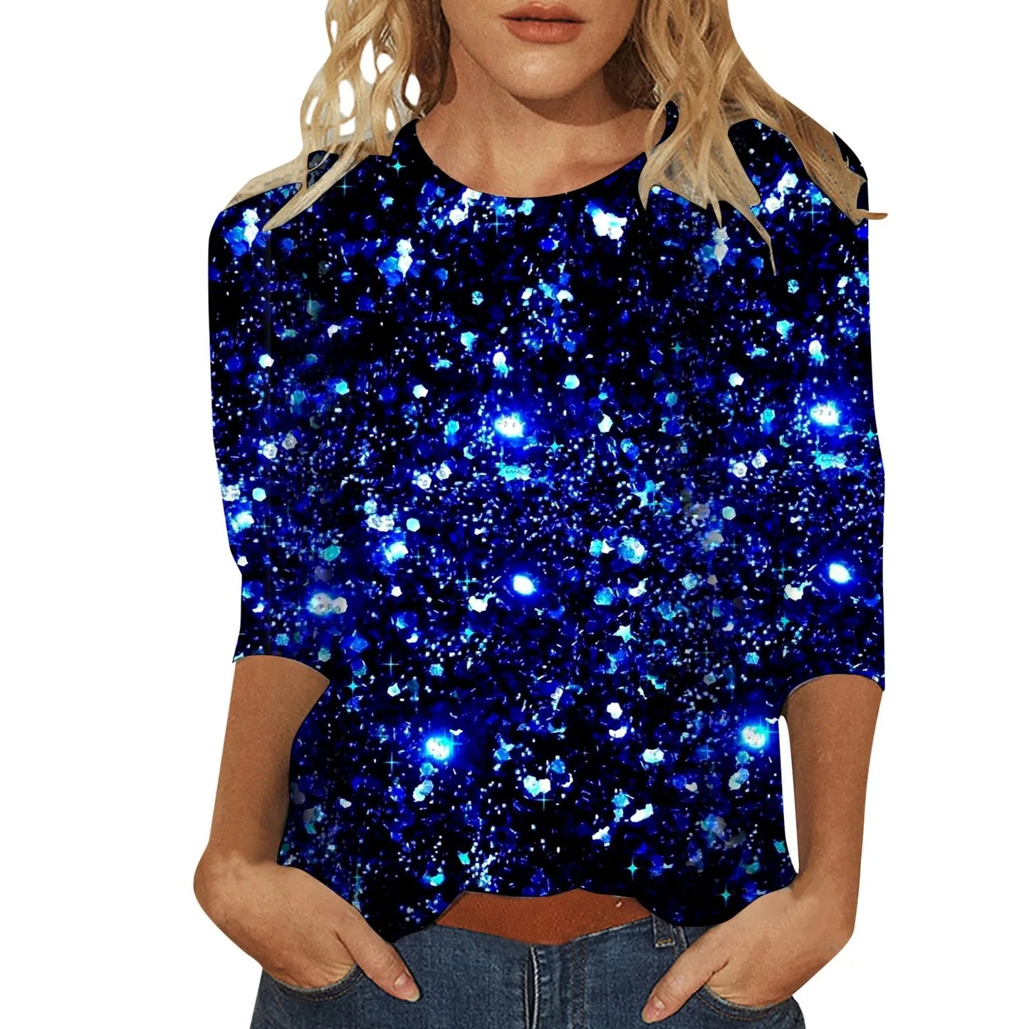 Stylish casual crew neck t-shirt for women