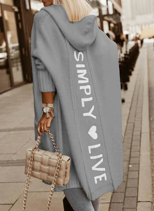 Women's long cardigan