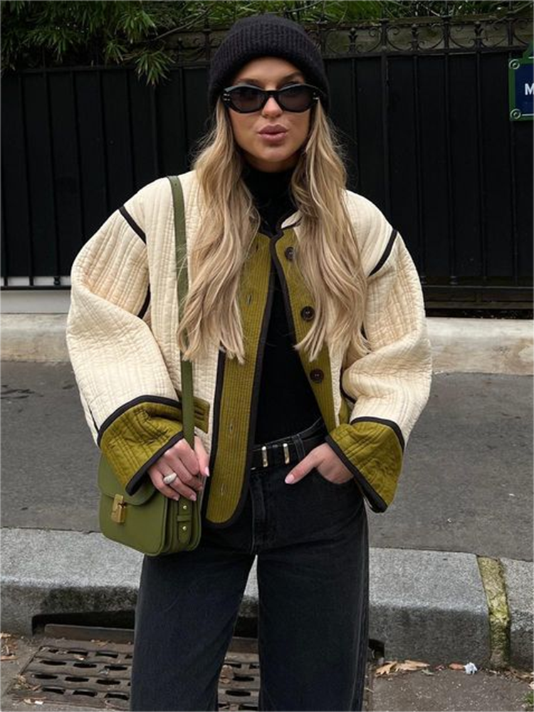Women's unique patchwork jacket