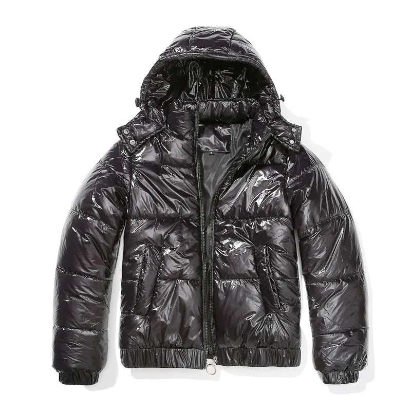 Women’s Puffer Jacket – Hooded Quilted Design – Relaxed Fit – Wind-Resistant Warmth