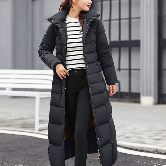 Long Winter Zip-Up Parka