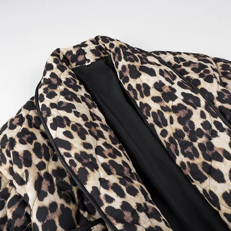 Women's leopard print cool jacket
