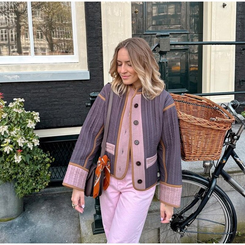 Women's unique patchwork jacket