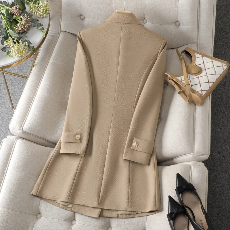 Women's formal double button blazer coat