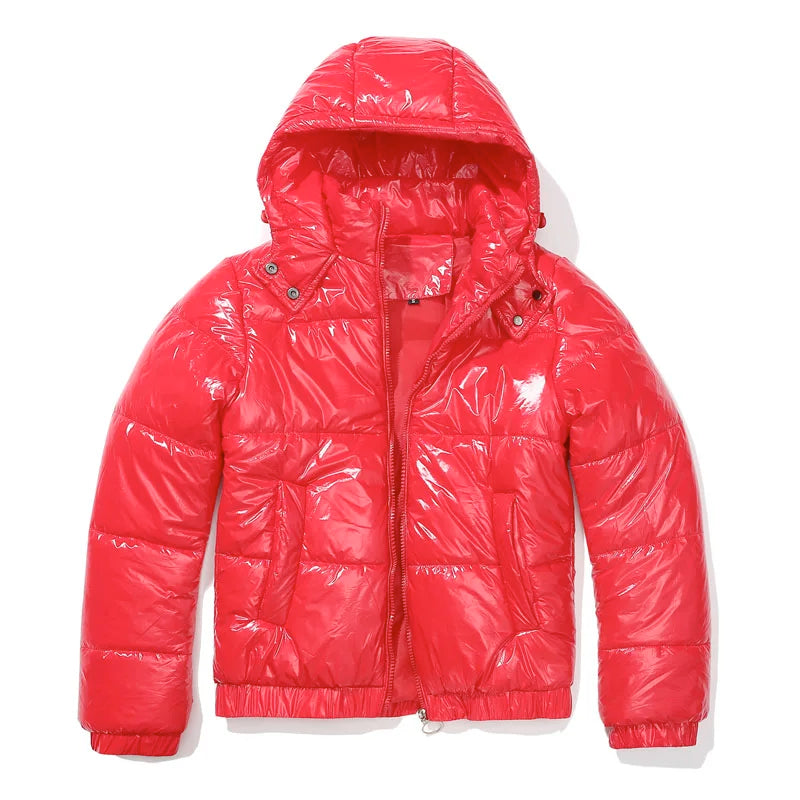 Women’s Puffer Jacket – Hooded Quilted Design – Relaxed Fit – Wind-Resistant Warmth