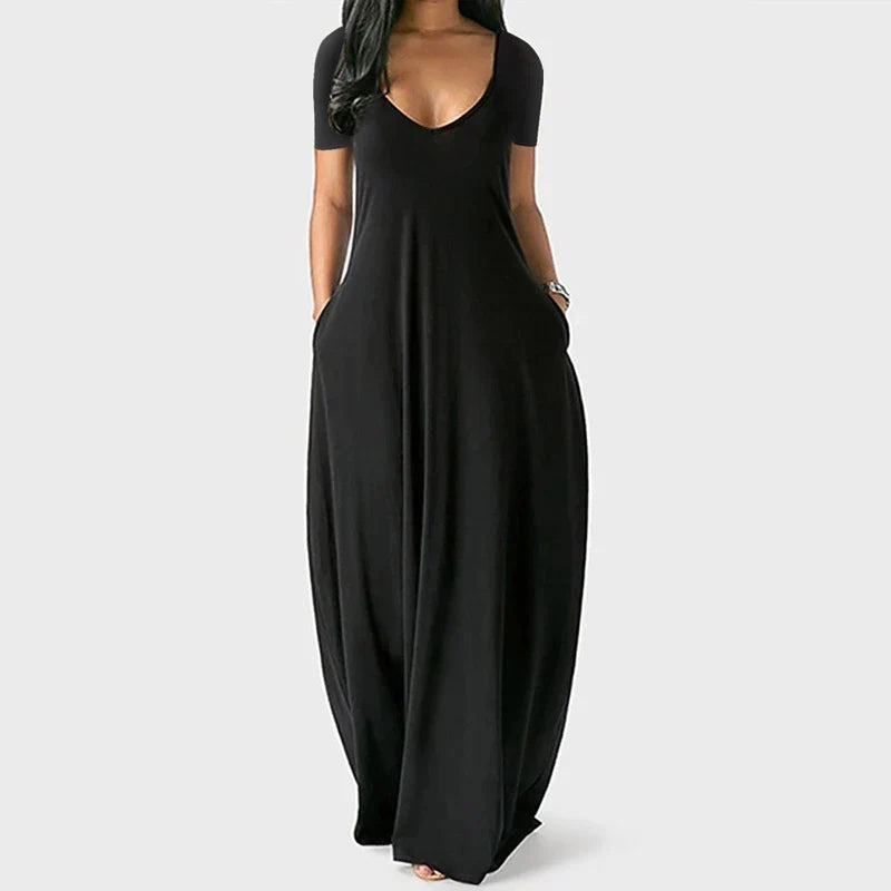 Women's Flowy Maxi Dress - Elegant Summer Dress