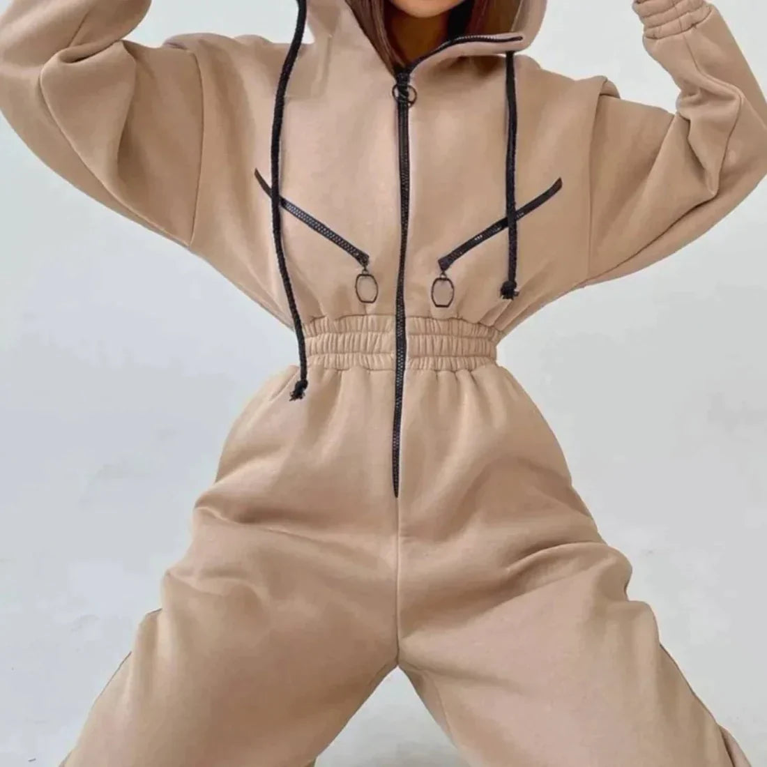 Women's elegant winter overall